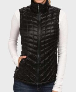 Melinda Monroe Virgin River Season 02 Black Polyester Vest William Jacket