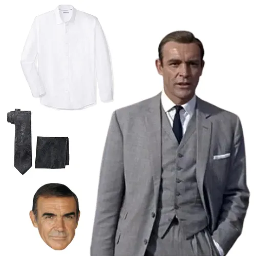 80s James Bond Sean Connery Look
