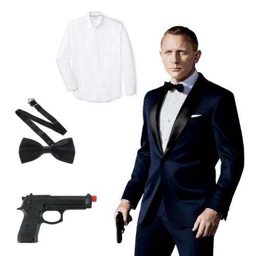James Bond’s Blue Dinner Tuxedo Look from Skyfall 