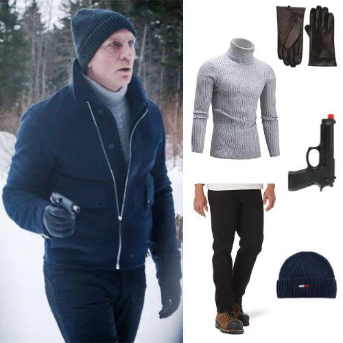 James Bond's Snow Mountain Look from Spectre