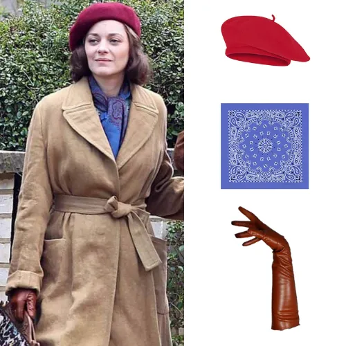 Marion Cotillard's Look From Allied Movie