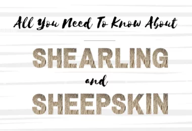 what is hsearling and sheepskin