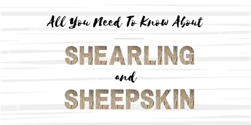 what is hsearling and sheepskin