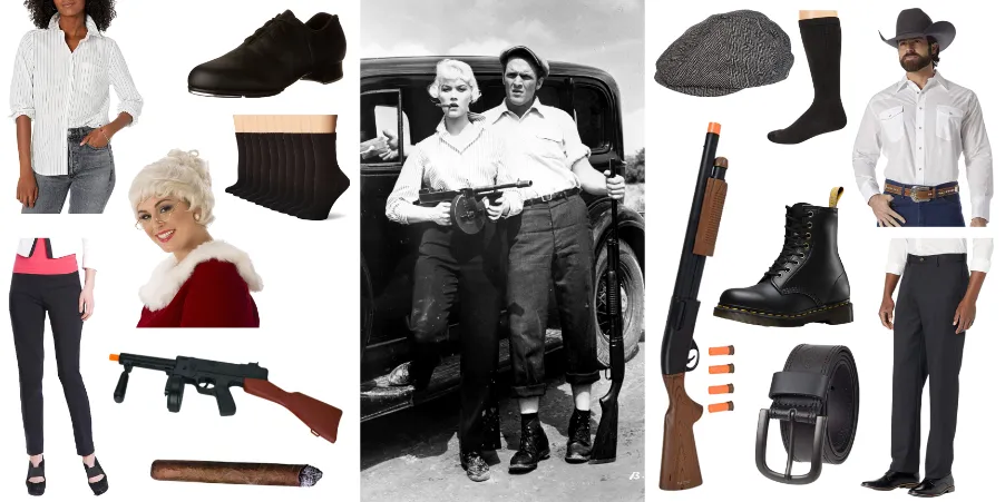 Bonnie and Clyde Costume From The Bonnie Parker Story 1958 Movie