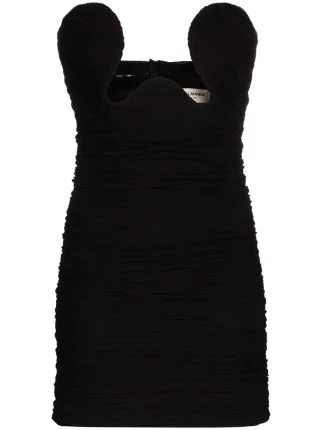 Camille Black Strapless Dress