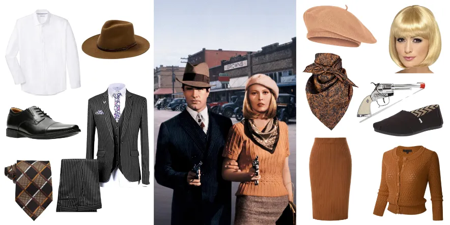 Costume From Bonnie and Clyde 1967 Movie For Halloween