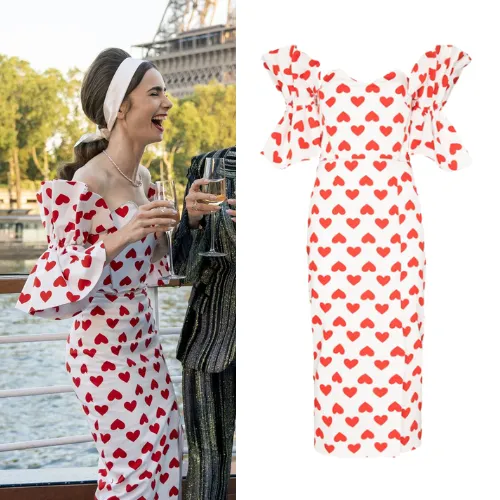 Emily in Paris Heart Dress
