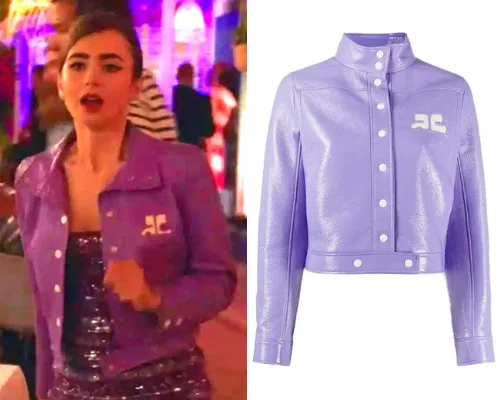 Emily in Paris Purple Jacket