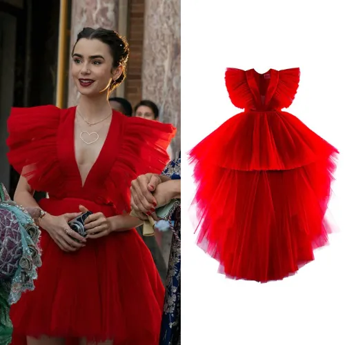 Emily in Paris Red Dress