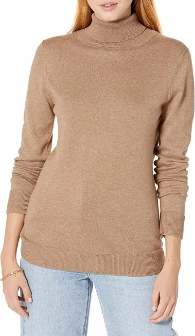 Classic-Fit Lightweight Long-Sleeve Turtleneck Sweater