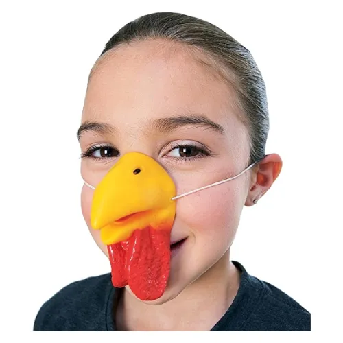 Rooster Chicken Nose Costume
