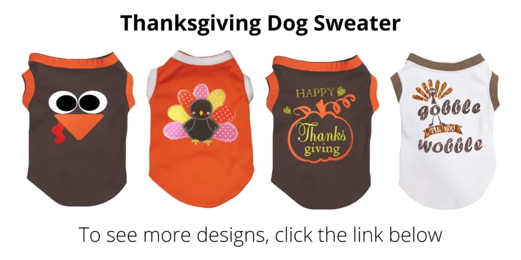 Thanksgiving Dog Sweater