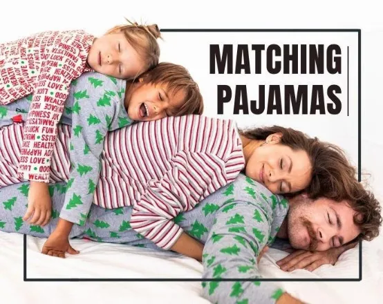 Thanksgiving Matching Sweaters and Pajamas