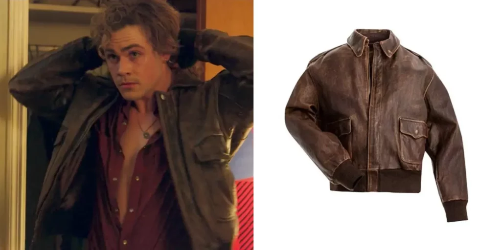 Billy Hargrove’s Leather Bomber Jacket