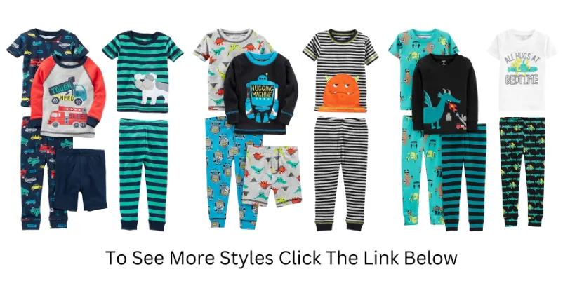 Boys' 6-Piece Pajamas Set