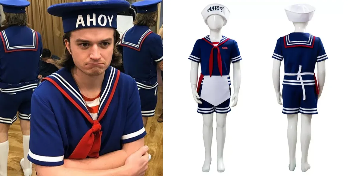 Steve Scoops Ahoy Uniform Costume Season 3