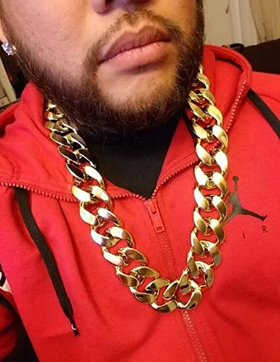 Big Chunky Plastic Hip Hop Chain Necklace