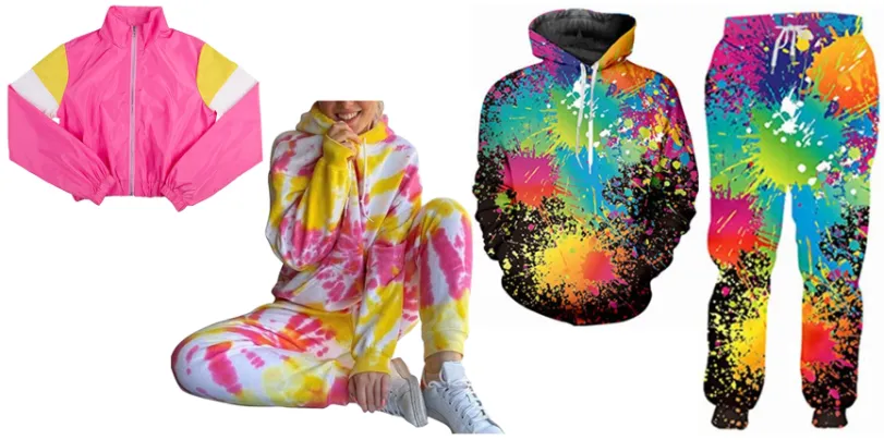 Graphics and Colored Tracksuits