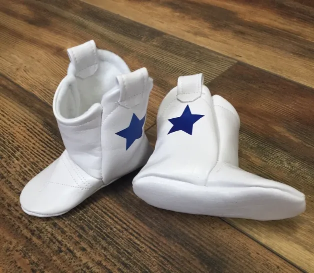 Dallas Cheerleader Baby Cowboy Boots