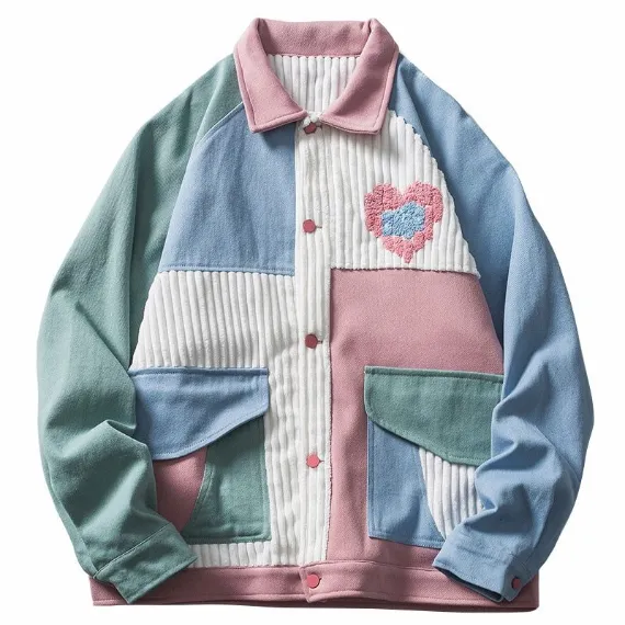 Heart Patches Jacket