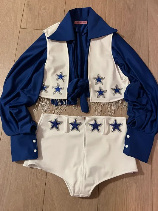 sexy dallas cowboys cheerleader outfit