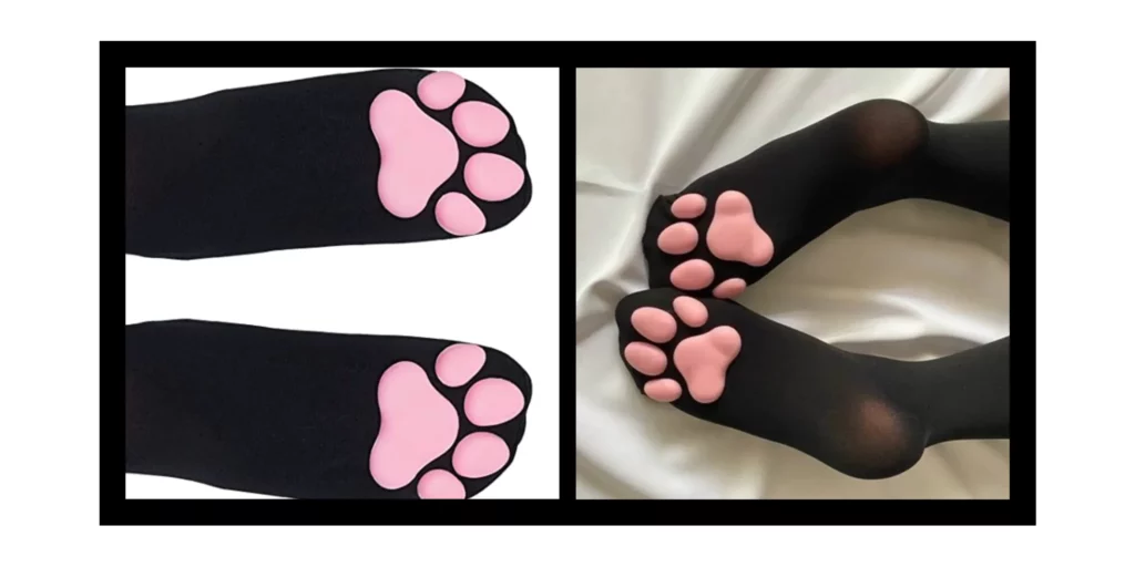 Cat Paw Stockings