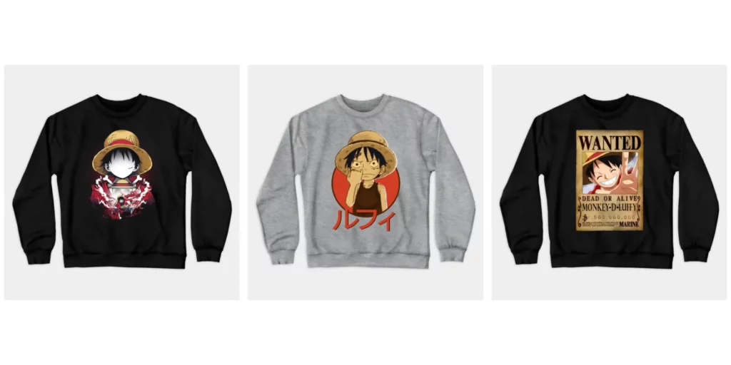Luffy Crewneck Sweatshirts