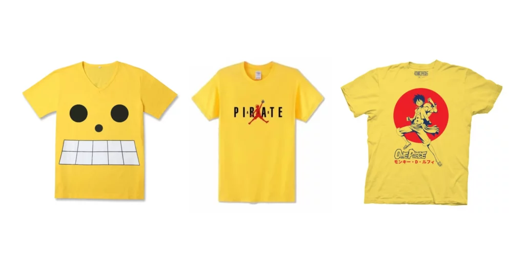 Luffy Yellow Shirt