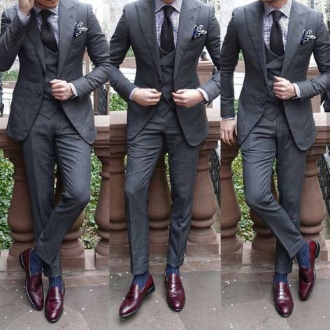 What Color Shoes Match With Grey Suits-Bruno Marc