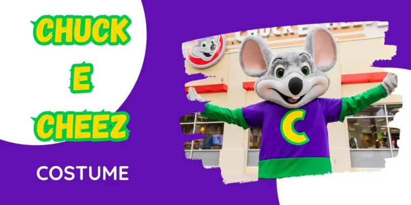 Chuck E Cheese Mascot Costume