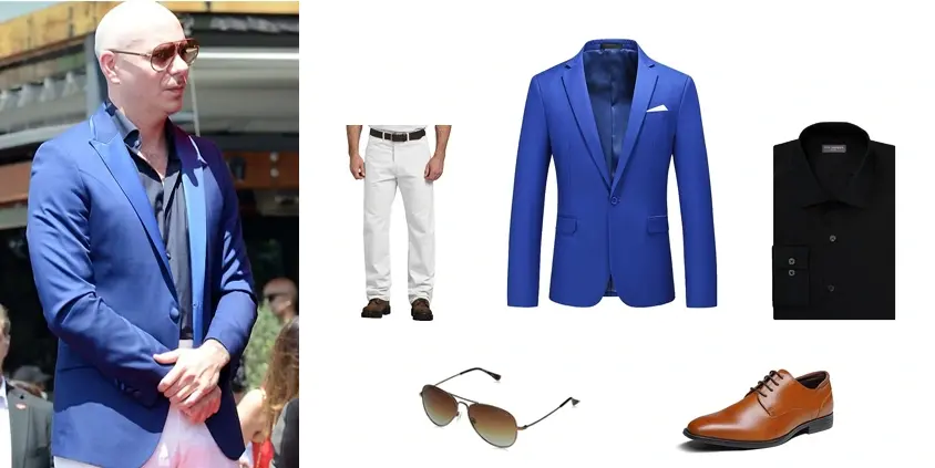 His Blue Blazer Style