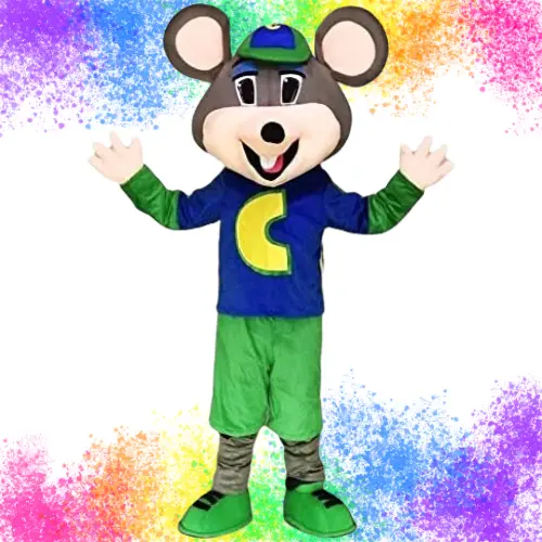 The Chuck E Cheese Mascot Costume For Adults