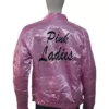Pink Ladies Sandy Grease Satin Bomber Jacket