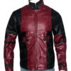 Ryan Reynolds Red Deadpool Leather Jacket