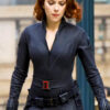 Black Widow Leather Jacket - Avengers Age Of Ultron Movie