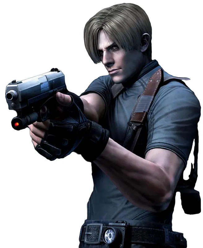 Leon in Resident Evil
