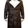 Fallout 4 Elder Distress Maxson Leather Brown Coat