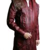 Star Lord Chris Pratt Vol 2 Leather Trench Coat