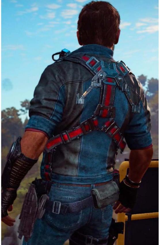 Everyone Slink parachute Action And Adventure Video Games Just Cause 3 Rico Rodriguez Jacket