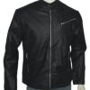Horrible Bosses 2 Chris Pine Leather Jacket Front