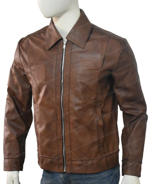 Keanu Reeves John Wick Brown Leather Jacket - William Jacket