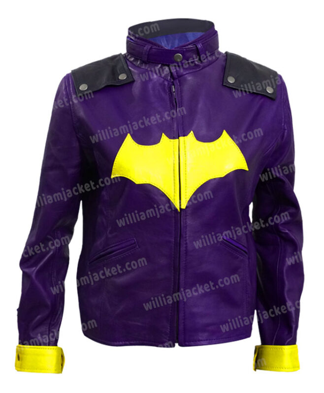 Barbara Gordon Batgirl Leather Jacket - William Jacket
