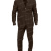 Doctor Who David Tennant 10th Doctor Brown Pinstripe Suit Front