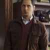 How To Get Away With Murder Asher Millstone Brown Suede Jacket