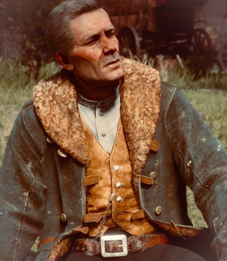 Hosea Red Dead Leather Coat | William Jacket