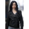 Jessica Jones Krysten Black Genuine Leather Jacket