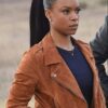 Sonya Bailey Lethal Weapon Brown Jacket