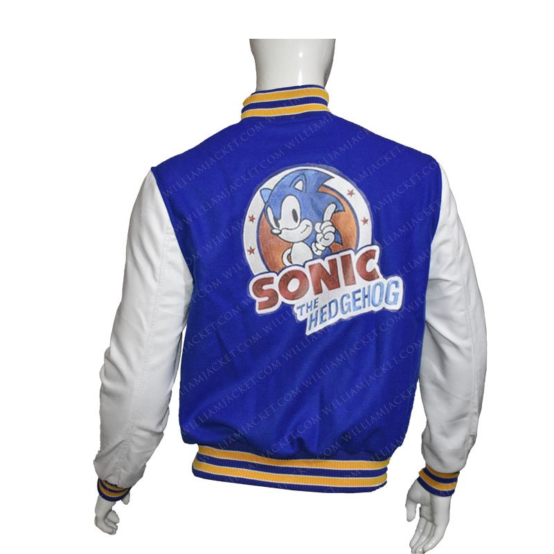 Sonic the Hedgehog Varsity Jacket