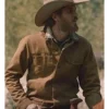 Lee Dutton Yellowstone Dave Annable Brown Cotton Jacket