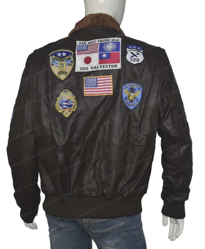 Top Gun Tom Cruise Flight Sherpa Bomber Jacket | William Jacket